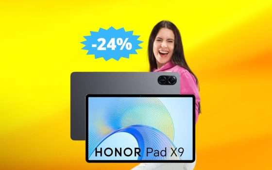 HONOR PAD X9: sconto ESCLUSIVO del 24% su Amazon