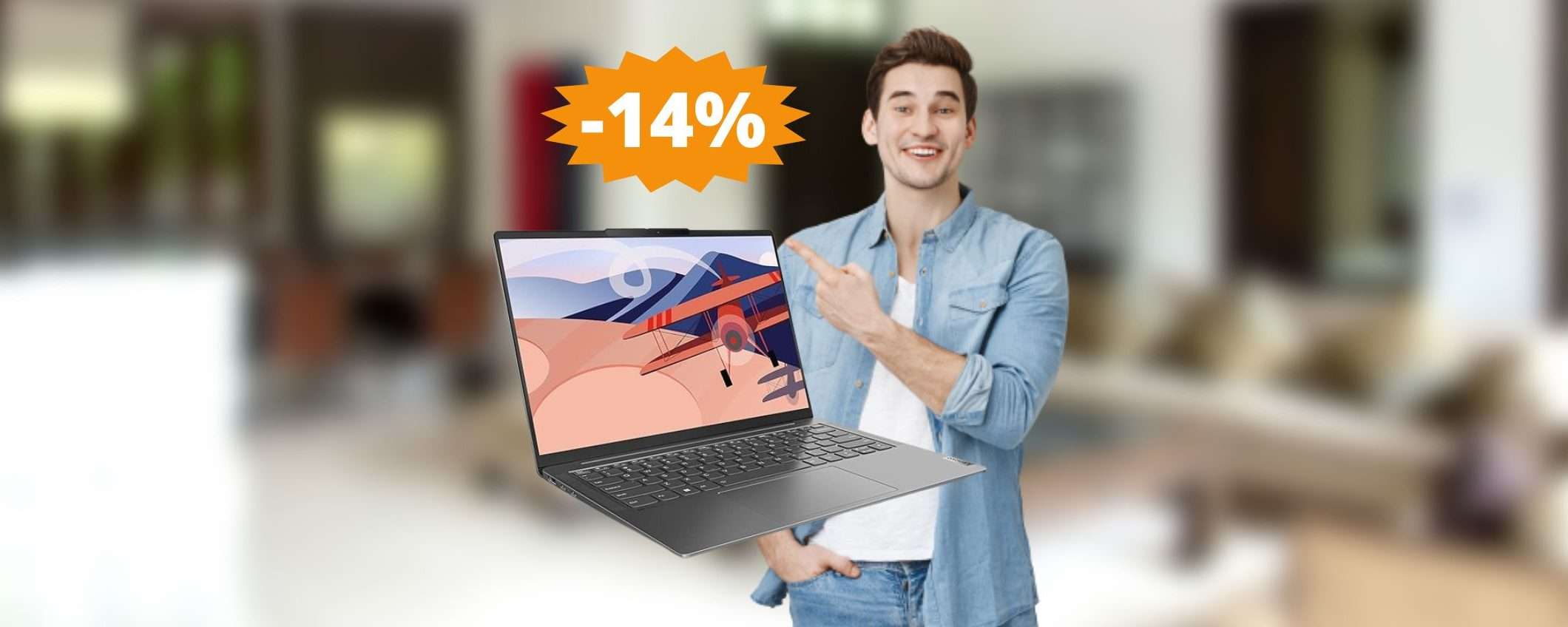 Lenovo Yoga Slim 6: sconto ESCLUSIVO del 14% su Amazon