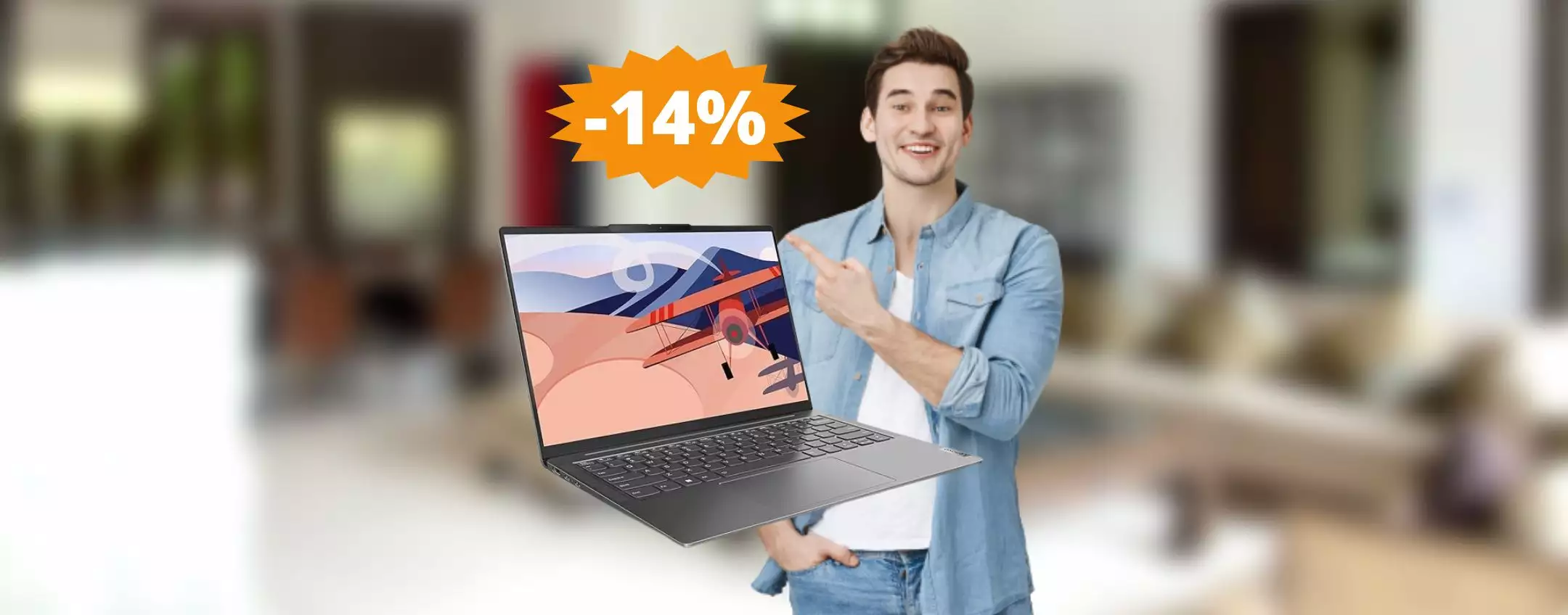 Lenovo Yoga Slim 6: sconto ESCLUSIVO del 14% su Amazon