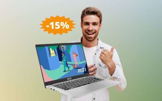 MSI Modern 14: OFFERTA per il ritorno a scuola (-15%)