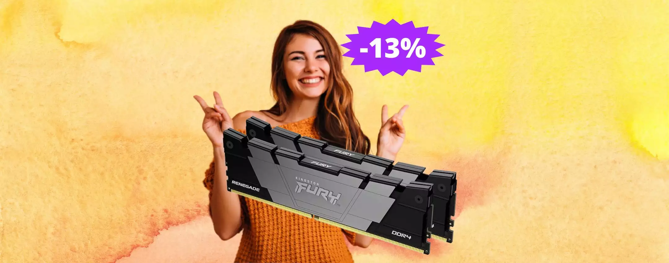 Memorie RAM Kingston FURY da 32GB: l’OCCASIONE che aspettavi