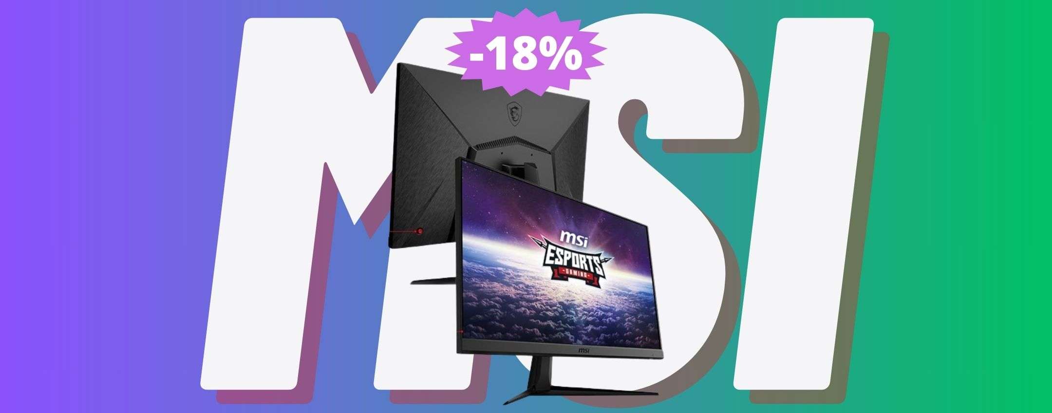 Monitor MSI Optix da 27″: sconto ESCLUSIVO del 18% su Amazon