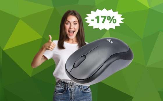 Mouse Logitech M220 SILENT: sconto ESCLUSIVO del 17%