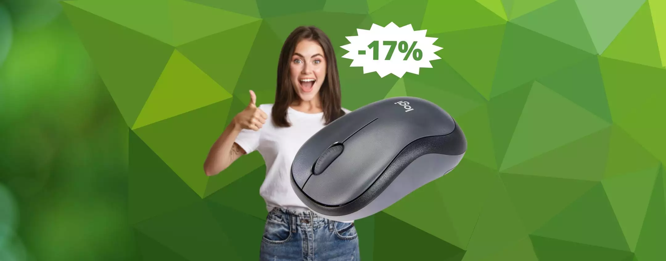 Mouse Logitech M220 SILENT: sconto ESCLUSIVO del 17%