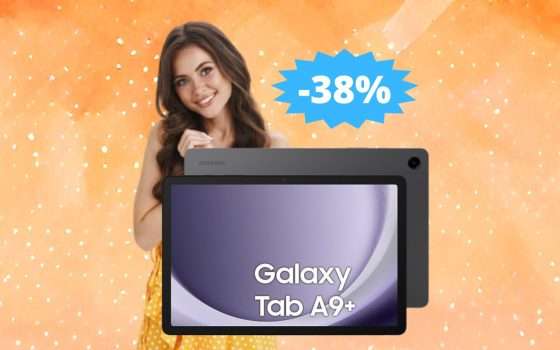 Samsung Galaxy Tab A9+: sconto EPICO di oltre 100 euro (-38%)