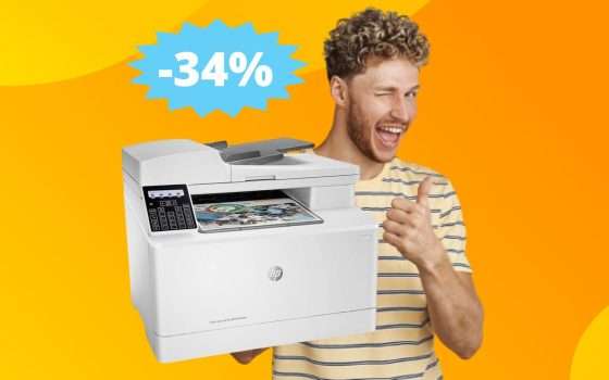 Stampante HP Color LaserJet Pro: un AFFARE da non perdere (-34%)