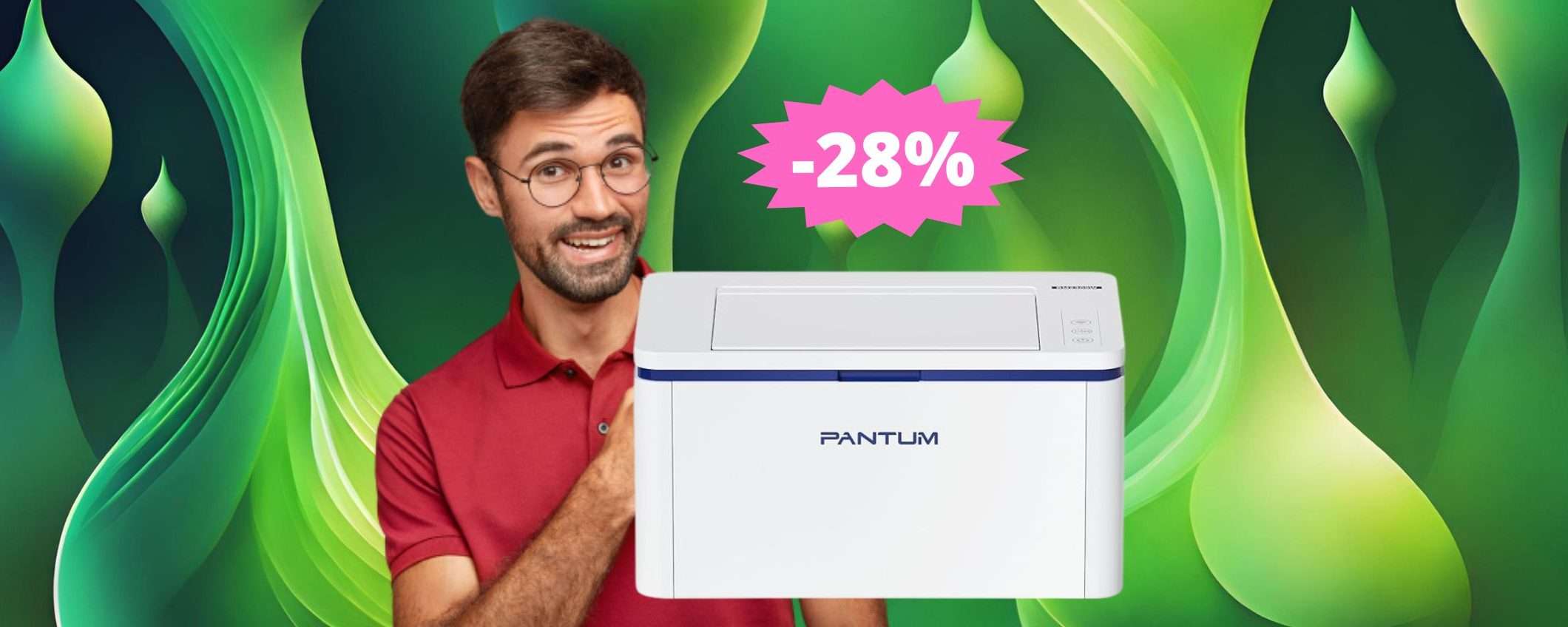 Stampante laser PANTUM BP2309W: la soluzione DEFINITIVA (-28%)