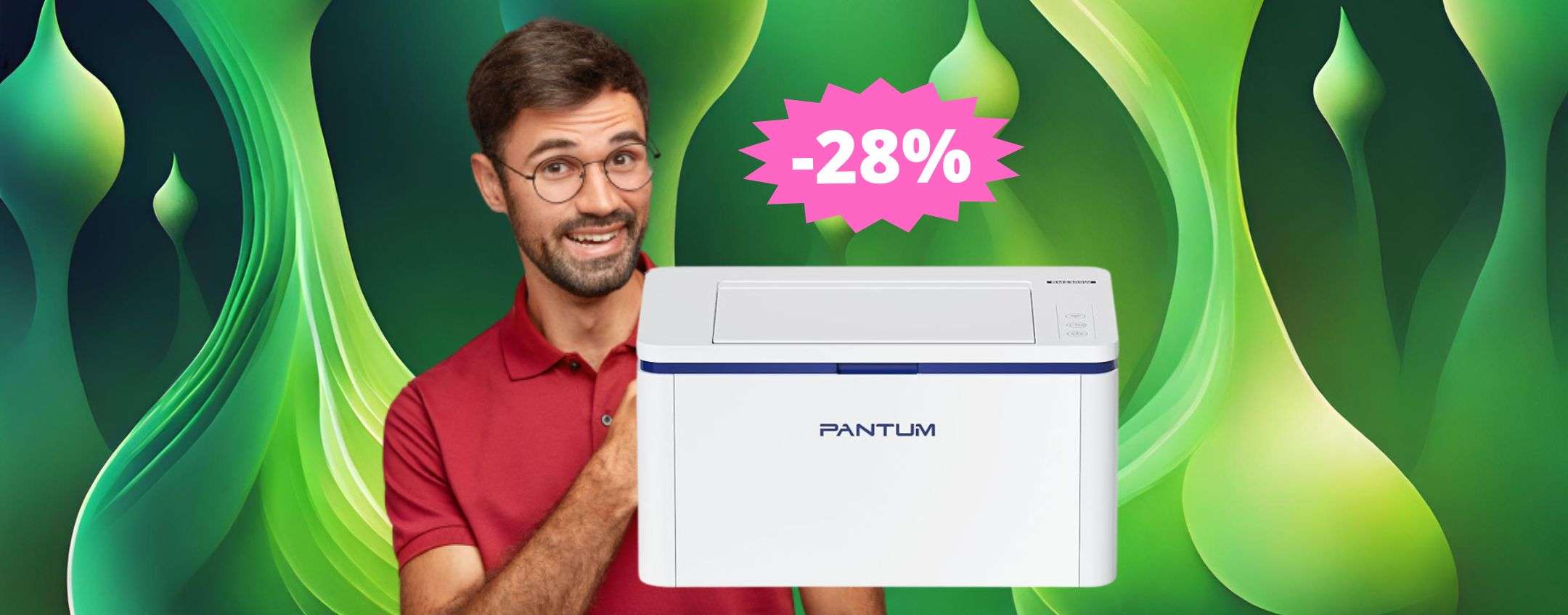 Stampante laser PANTUM BP2309W: la soluzione DEFINITIVA (-28%)