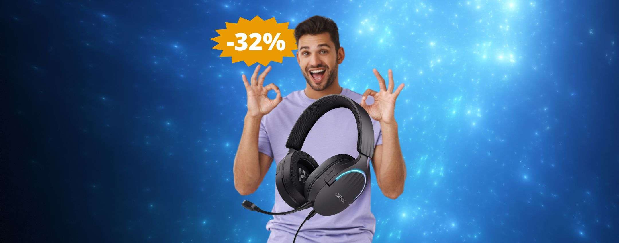 Trust Gaming GXT 490 Fayzo: MEGA sconto del 32% su Amazon