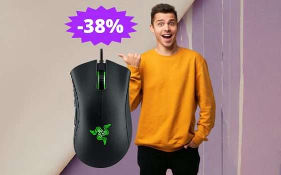 Razer DeathAdder Essential: un AFFARE da non perdere (-38%)