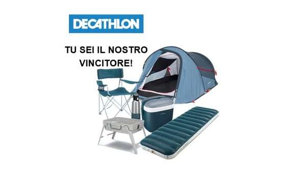 Decathlon regala un set da campeggio, ma è una truffa