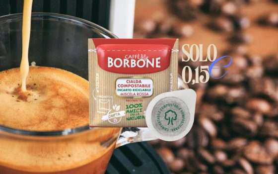 L'espresso napoletano arriva a casa tua con le Cialde Caffè Borbone a 0,15€