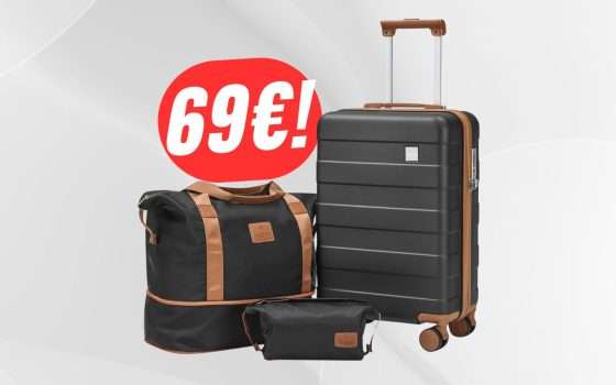 130€ di sconto per VALIGIA, BORSA e BEAUTY BAG!