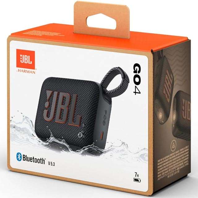 La confezione dello speaker wireless JBL GO 4