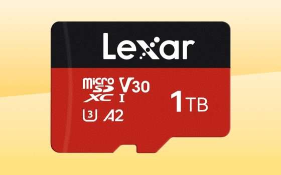 Ecco il PREZZO MINIMO STORICO per la microSD Lexar da 1 TB