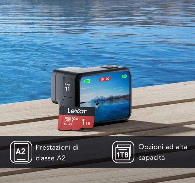 La microSD da 1 TB di Lexar