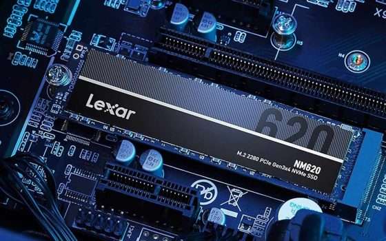 SSD 2 TB (3500 MB/s): SUPER SCONTO su Lexar NM620