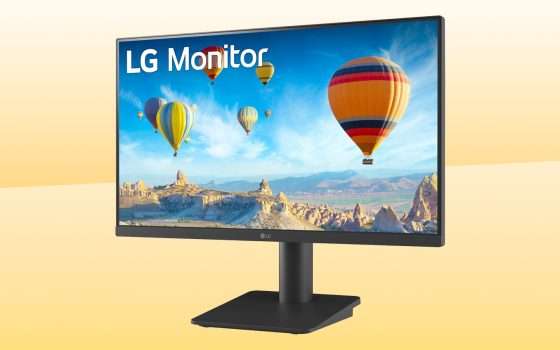 Monitor LG da 24 pollici (100 Hz, altoparlanti) a prezzo stracciato