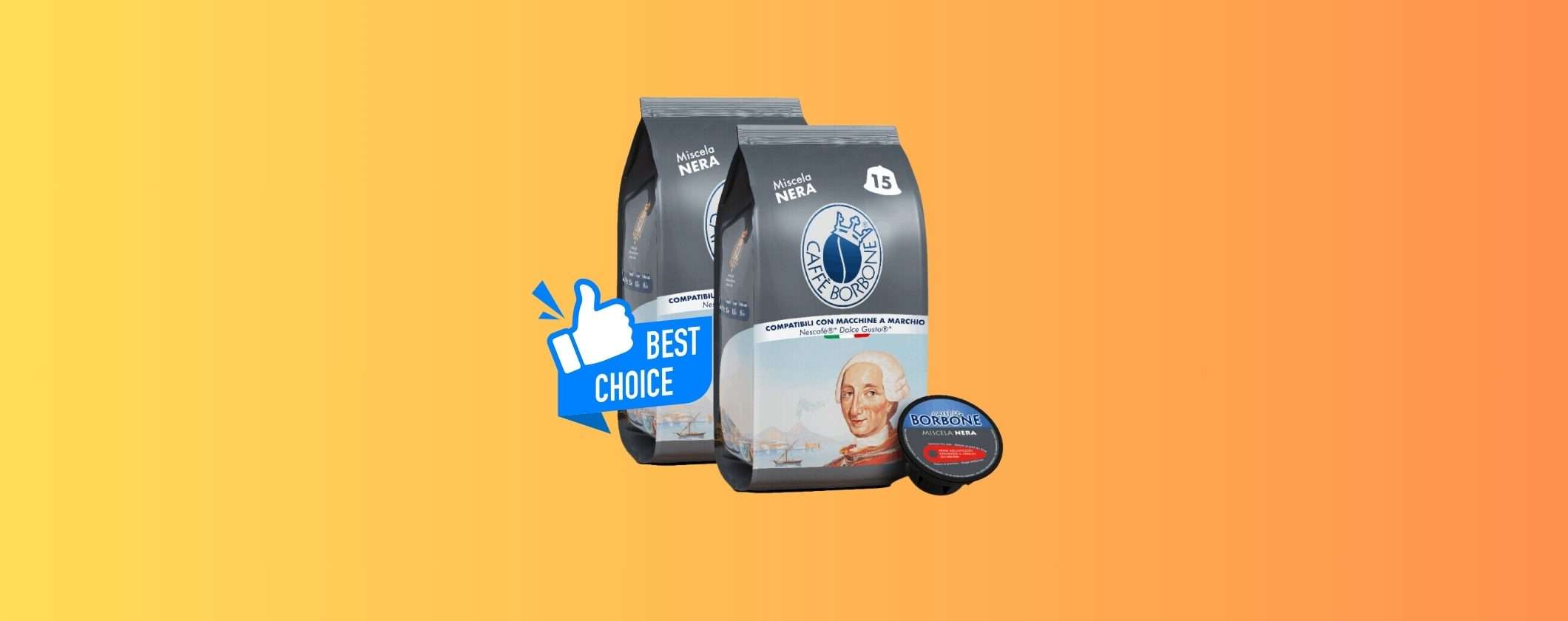 OFFERTA TOP per le Capsule Caffè Borbone Nescafè Dolce Gusto