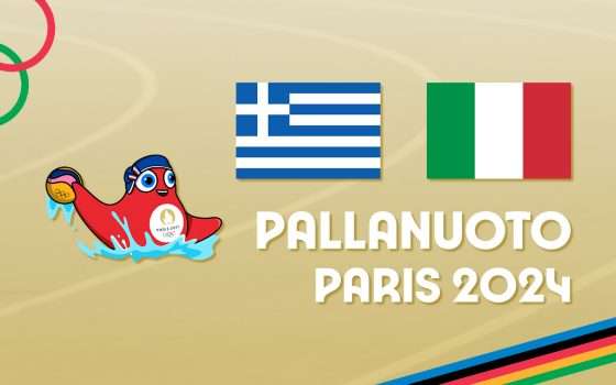 Olimpiadi, pallanuoto: Grecia-Italia in streaming (anche dall'estero)