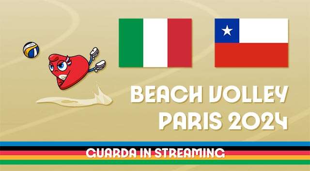 Olimpiadi: guarda in streaming Italia-Cile, beach volley maschile