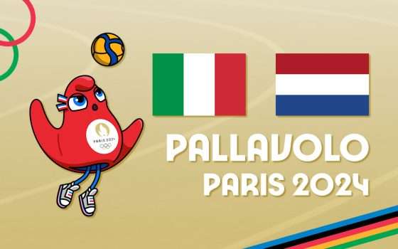 Pallavolo Olimpiadi: Italia-Paesi Bassi in streaming (Italia ed estero)