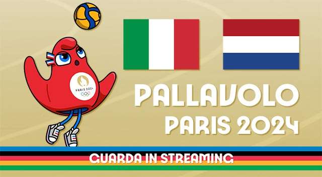 Olimpiadi: guarda in streaming Italia-Paesi Bassi, pallavolo femminile