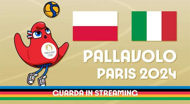 Olimpiadi: guarda in streaming Polonia-Italia, pallavolo maschile