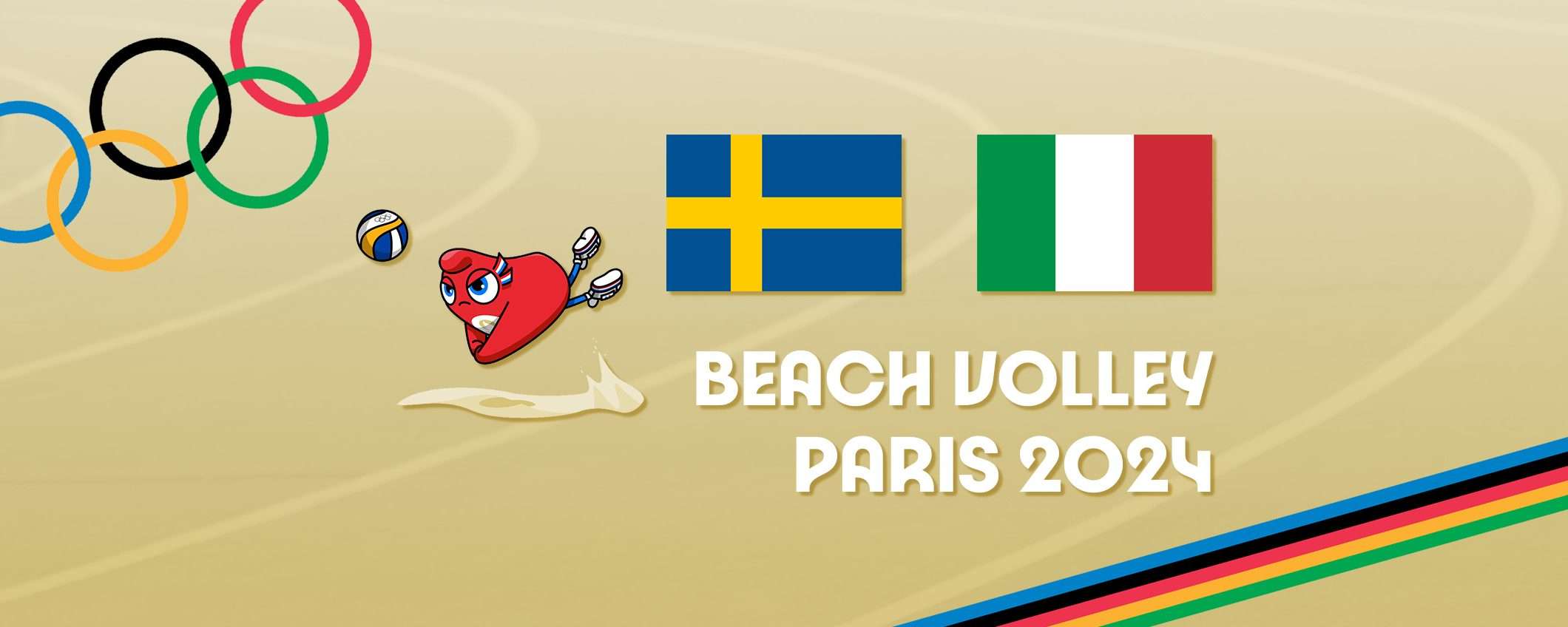 Svezia-Italia, beach volley Olimpiadi in streaming anche dall'estero