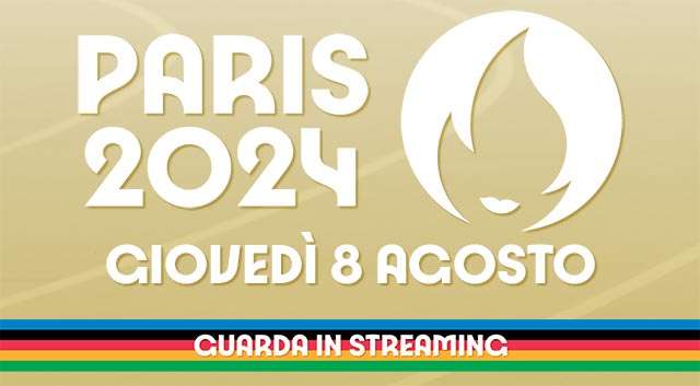 Guarda in streaming le gare di giovedì 8 agosto alle Olimpiadi di Parigi 2024