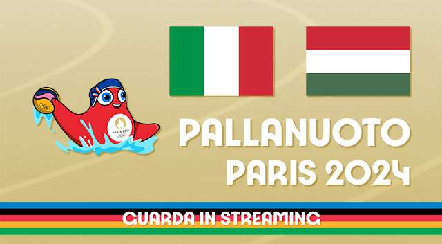 Guarda in streaming Italia-Ungheria, semifinale della pallanuoto maschile alle Olimpiadi di Parigi 2024