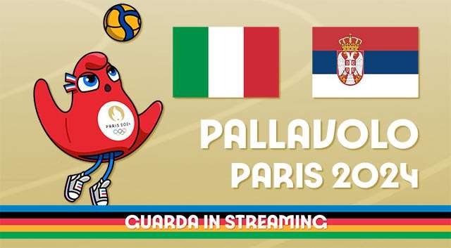 Guarda in streaming Italia-Serbia, la partita della pallavolo femminile alle Olimpiadi