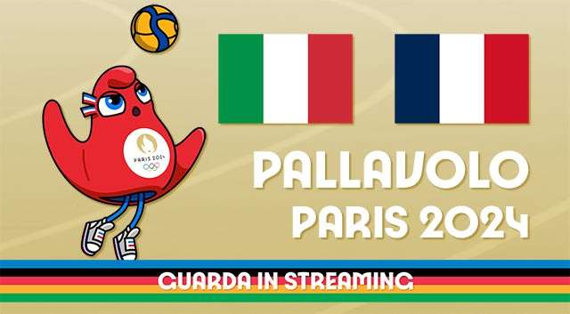 Guarda in streaming Italia-Francia, semifinale della pallavolo maschile alle Olimpiadi di Parigi 2024