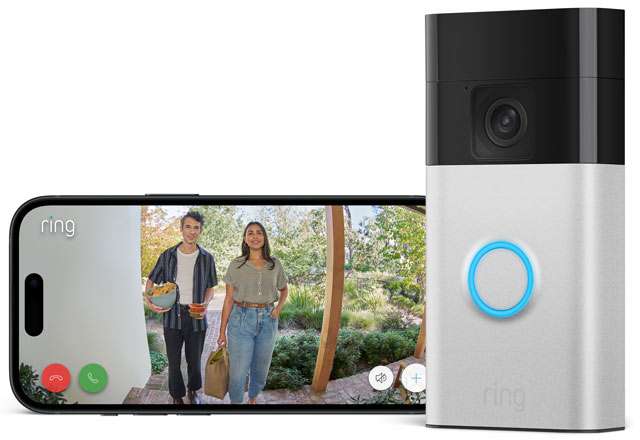 Il design del videocitofono Ring Battery Video Doorbell e la sua applicazione mobile