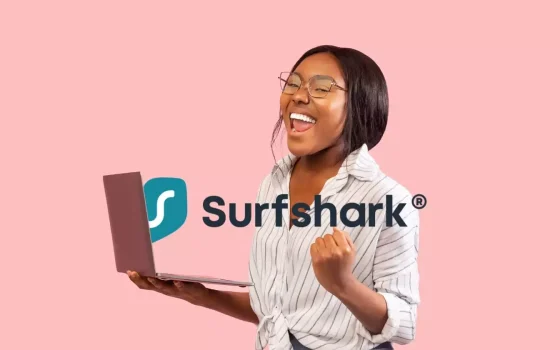 Surfshark offerta: a soli 2,19 € al mese (86% di sconto) e con garanzia di rimborso