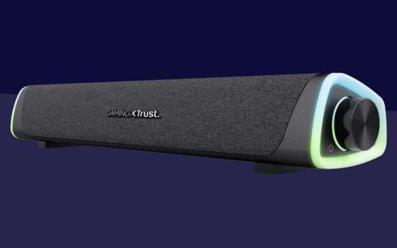 Soundbar gaming a 22€: l'affare Trust Gaming GXT 620 Axon