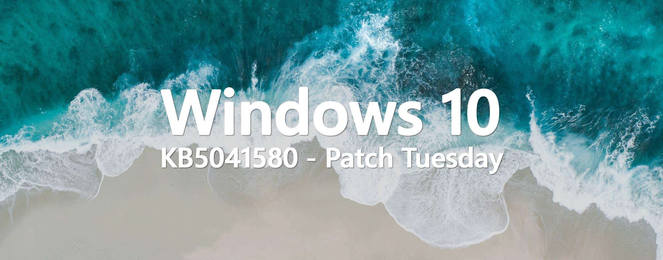 Windows 10, Patch Tuesday: l’update KB5041580 è in download