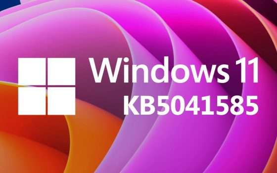 Windows 11 KB5041585 in download: le novità dell'aggiornamento