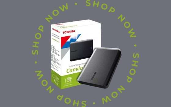 Hard disk Toshiba Canvio Basics da 4TB all'incredibile prezzo di 96€ su eBay