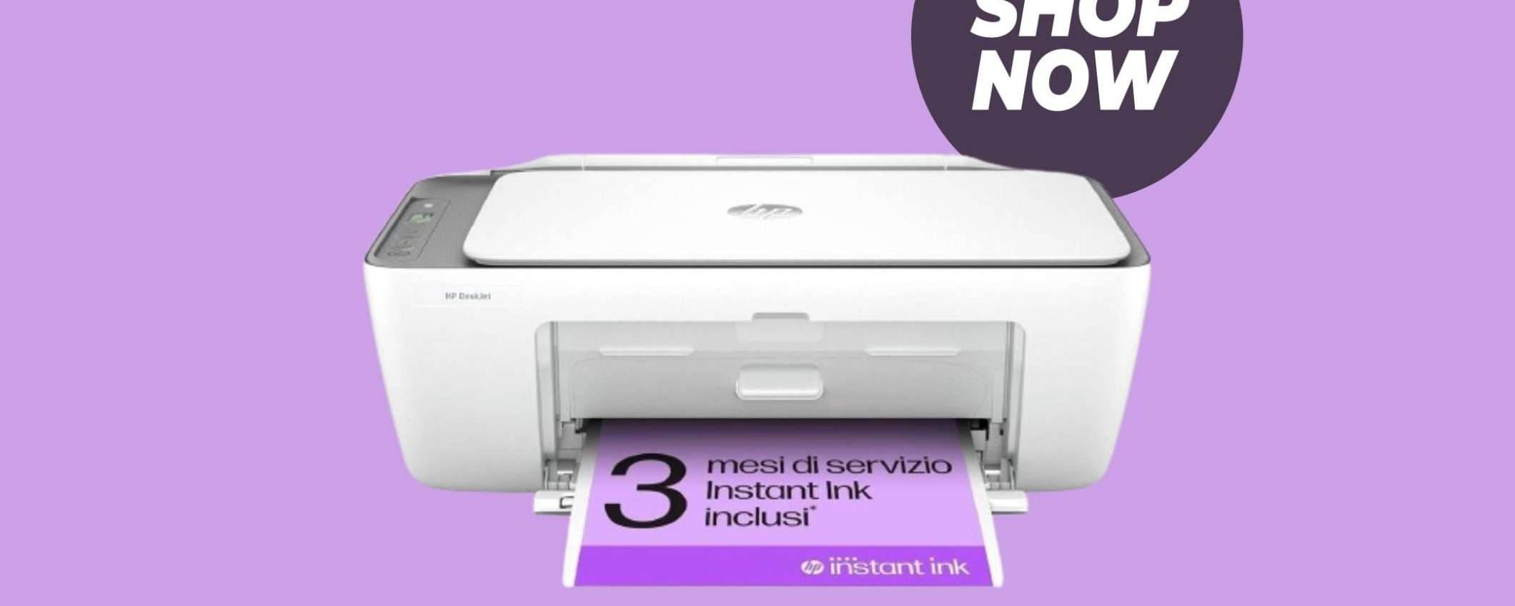 Stampante HP DeskJet 2820e all'incredibile prezzo di 49€ su Amazon