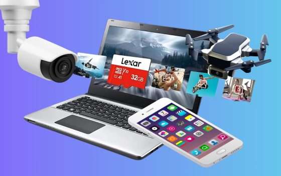 2 MicroSD Lexar: solo 10€ la 32GB su Amazon