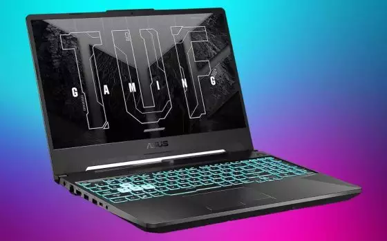 Notebook ASUS TUF Gaming A15 (Ryzen 7+RTX 3050) in forte sconto Amazon