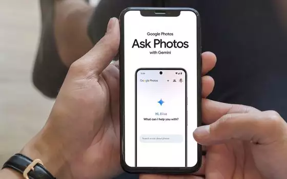 Ask Photos di Google usa l'AI per cercare le foto nella galleria