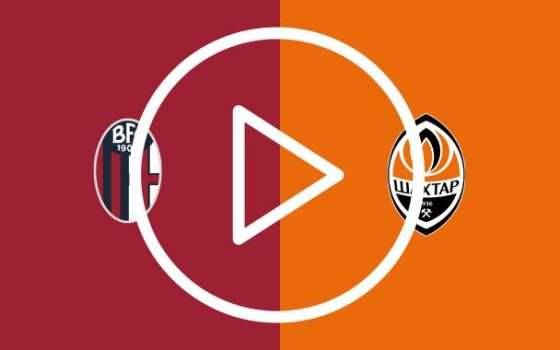 Bologna Shakhtar Donetsk diretta streaming