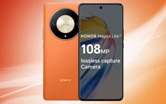 Honor Magic6 Lite: il batteryphone in sconto al top su Amazon (-39%)