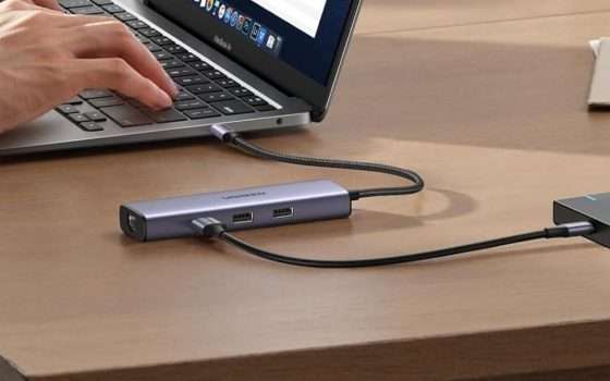 Hub USB-C 6-in-1 in sconto su Amazon: tuo a meno di 30€