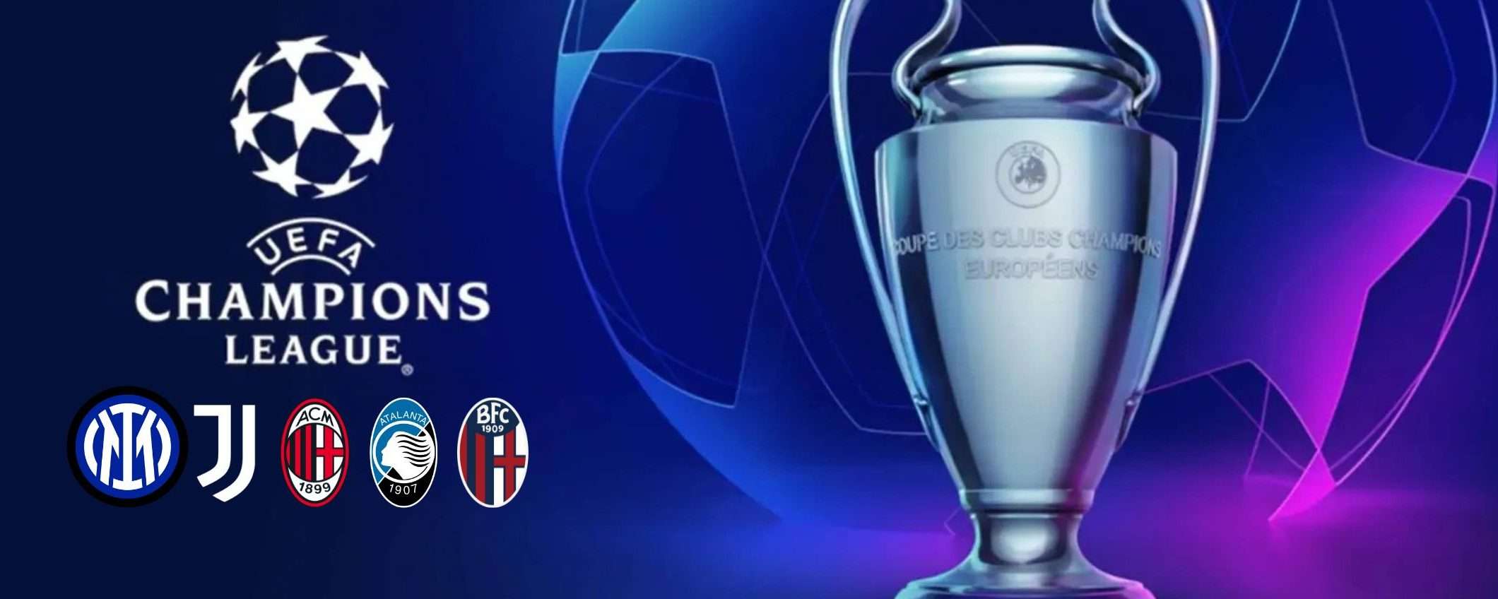 Nuova Champions League: segui le italiane in streaming su NOW con questa offerta