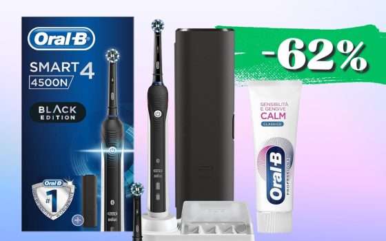 Spazzolino elettrico Oral B in SOTTOCOSTO: kit completo e igiene TOP