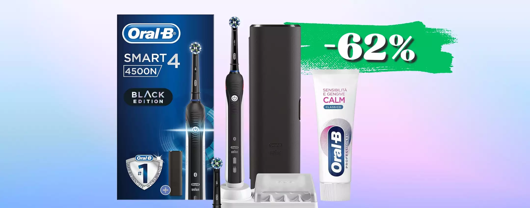 Spazzolino elettrico Oral B in SOTTOCOSTO: kit completo e igiene TOP