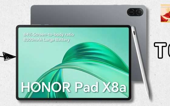 HONOR Pad X8a, tablet 4/128GB con Android 14 e display 11